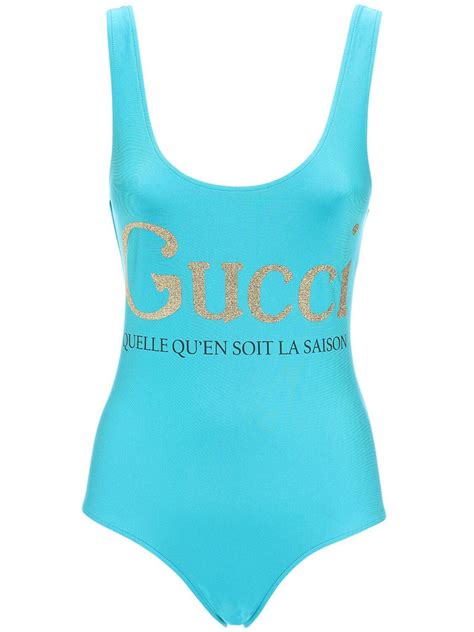 gucci 1 piece swimsuit|gucci bikini blue.